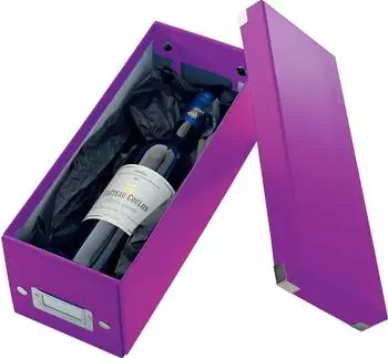 Esselte Ablagebox Click & Store CD violett