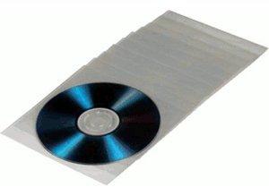 Hama 51173 CD-/DVD-Papier-Schutzhüllen (50er-Pack, weiß)