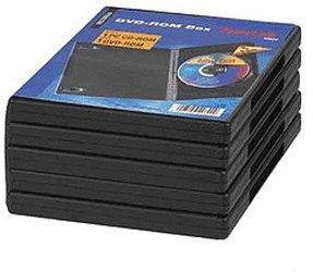 Hama 51297 DVD-Leerhülle (5er-Pack, schwarz)