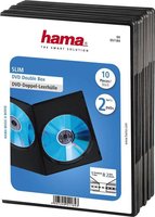 Hama DVD-ROM Slim Double Box - Slim Jewel Case f&uuml;r Speicher-DVD - Kapazit&auml;t: 2 DVD