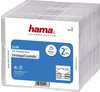 Hama 51168 CD Box Slim Double für 2 CD DVD, 25 Stück, Grundpreis: &euro; 0,62...