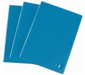 Hama Blu-ray Disc Doppel-Leerhülle, 3er-Pack, Blau