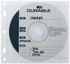 DURABLE CD-Hülle, zum Abheften, PP, für: 1 CD/DVD, farblos, transparent (10