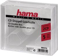 CD Double Jewel Case, Pack 5