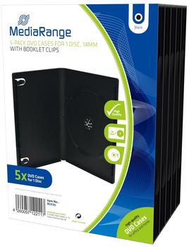 MediaRange BOX30 5er-Pack DVD-Hüllen für 1 Disc 14mm