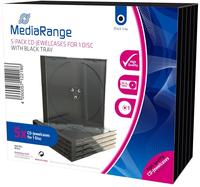 MediaRange BOX31, MediaRange CD Leerbox 5pcs Single JewelCase