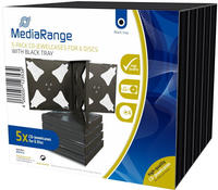 MediaRange Retail pack 6er CD-Jewelcase - Beh&auml;lter CD-Aufbewahrung - Kapazit&auml;t: 6