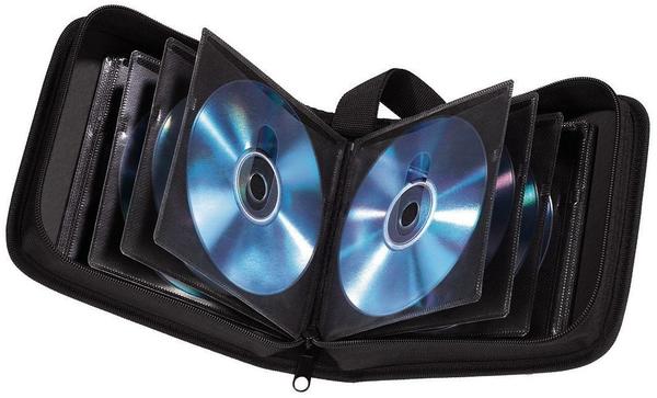 Hama 11615 CD-/DVD-Nylontasche 32 Schwarz