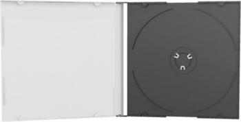 MediaRange BOX21 CD-Slimcase mit schwarzen Tray (100 Stück)