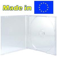 Prodye Exclusive Jewelbox CD H&uuml;llen, 10 mm, Transparent, 100 St&uuml;ck