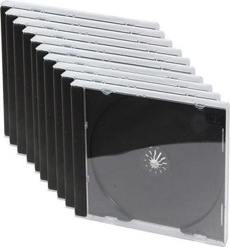 LogiLink NB0050 CD- und DVD Hülle, Jewel-Case (10er Pack)