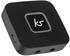 Kitsound Bluetooth Kopfhörer Splitter Adapter Konverter - Schwarz