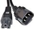 kenable IEC Stecker C14 zu Kleeblattstecker Stecker C5 Konverter Adapter Strom Kabel 2 m