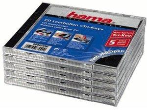 Hama 83990 Tri-Key Box CD-Leerhülle 5er Pack