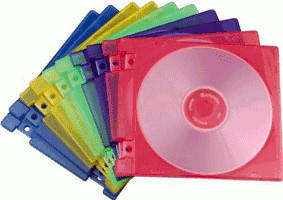 Hama 78341 Slim PP CD-ROM-Box 10