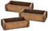 Spetebo Holzkiste mit Metall-Beschlägen 30x15cm (65252)