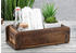 Spetebo Holzkiste mit Metall-Beschlägen 30x15cm (65252)