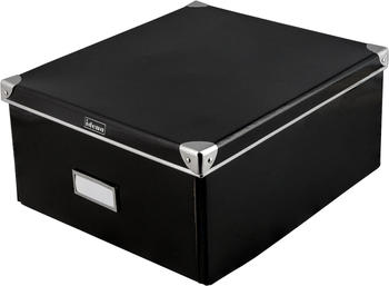 Idena Aufbewahrungsbox faltbar mit Deckel 36x28,2x17cm (10520)