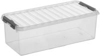 Aufbewahrungsbox Q-line 9,5l Transparent 48,5 X 19 X 14,7 Cm Boxen, K&ouml;rbchen &