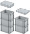 Proregal Eurobox 40x30x23,5cm 22L 5 Stk. grau