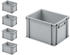 Proregal Eurobox 40x30x23,5cm 22L 5 Stk. grau