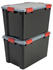 Iris Ohyama Air Tight Box 70L 2 Stk. schwarz