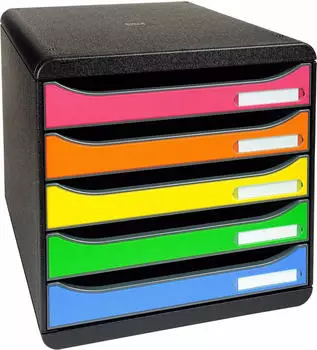 Exacompta Box BIG-BOX PLUS DIN A4 5 Schubladen (313108)