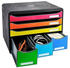 Exacompta Store-Box schwarz DIN A4+ quer mit 6 Schubladen (306798D)