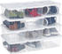 Relaxdays Schubox 12,5x20x34,5cm 12 Stk. weiß