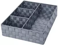 WENKO Organizer Mod. Adria Grau, 4 F&auml;cher 4 F&auml;cher 21534100