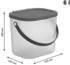 Rotho ALBULA 23,5x20x20,8cm 6L anthrazit/transparent