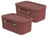 Rotho Maloja 26,5x39,5x17,7cm 12L 2 Stk. eisenrot
