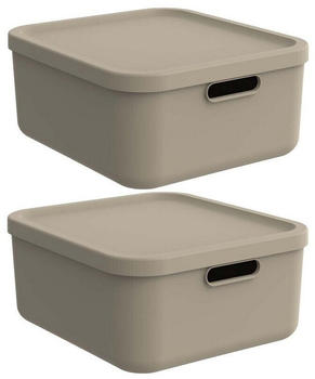 Rotho ALBULA Light 20L 2 Stk. cappuccino