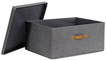 LOVE !T STORE !T Aufbewahrungsbox mit Deckel 54x40x25cm grau