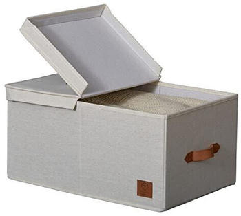 LOVE !T STORE !T Aufbewahrungsbox mit Deckel 50x33x24cm beige
