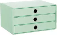 R&ouml;ssler-Papier Schubladenbox 1524452653, S.O.H.O., A4 quer, 3 F&auml;cher, Pappe,