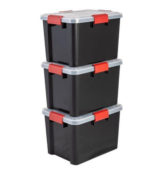 Iris Ohyama Boxen Kunststoff-Organizer 3er-Set 20L (104774) Iris Ohyama Boxen Kunststoff-Organizer 3er-Set 20L (104774)