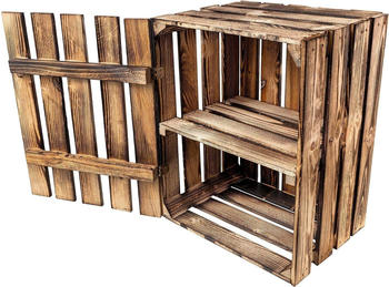 Creative Deco Vintage Holztruhe 50x40cm
