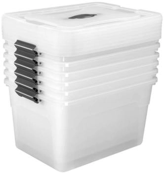 Juskys Aufbewahrungsbox 30L 6 Stk. (300392)