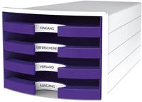 HAN 1013-57, HAN IMPULS 2.0 1013-57 Schubladenbox Wei&szlig; DIN A4, DIN C4 Anzahl der
