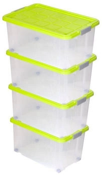 BigDean Eurobox mit Deckel 55L 4 Stk. (713640)
