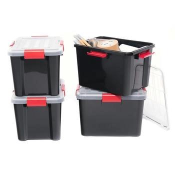 Iris Ohyama Boxen Kunststoff-Organizer 4er-Set 20L (103802) Iris Ohyama Boxen Kunststoff-Organizer 4er-Set 20L (103802)