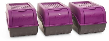 Novaliv Gemüsebox 5l 3 Stk. lila