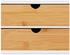 Relaxdays Schubladenbox 14x33x21cm weiß/natur