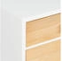 Relaxdays Schubladenbox 14x33x21cm weiß/natur