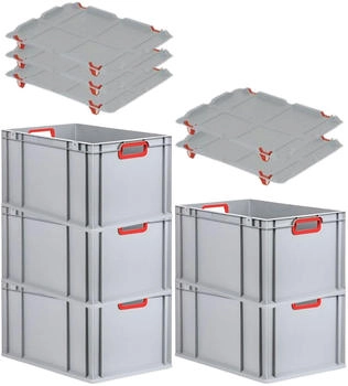 Proregal Nextgen Color 32x40x60cm 65L offen mit Deckel 5 Stk. rot