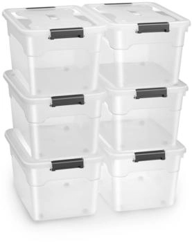 Juskys Aufbewahrungsbox 60L 6 Stk. (300396)
