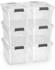 Juskys Aufbewahrungsbox 60L 6 Stk. (300396)