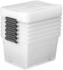 Juskys Aufbewahrungsbox 60L 6 Stk. (300396)