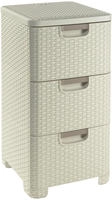 Curver Kommode "Schubladenturm STYLE" creme